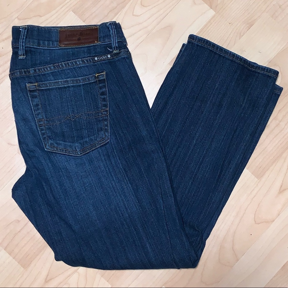 Lucky Brand Sweet 'N Crop Blue Jeans Size 8/29